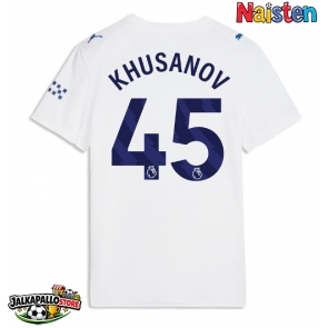 Manchester City Abdukodir Khusanov #45 Kolmaspaita Naisten 2026-27 Lyhythihainen